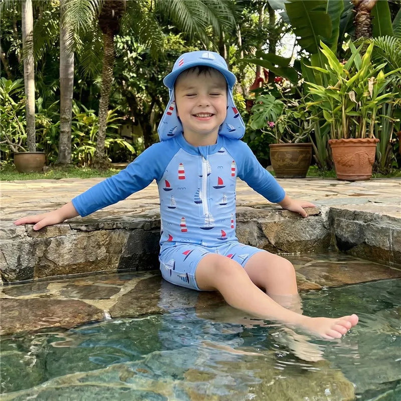 Toddler Rash Guard Swimsuit Set