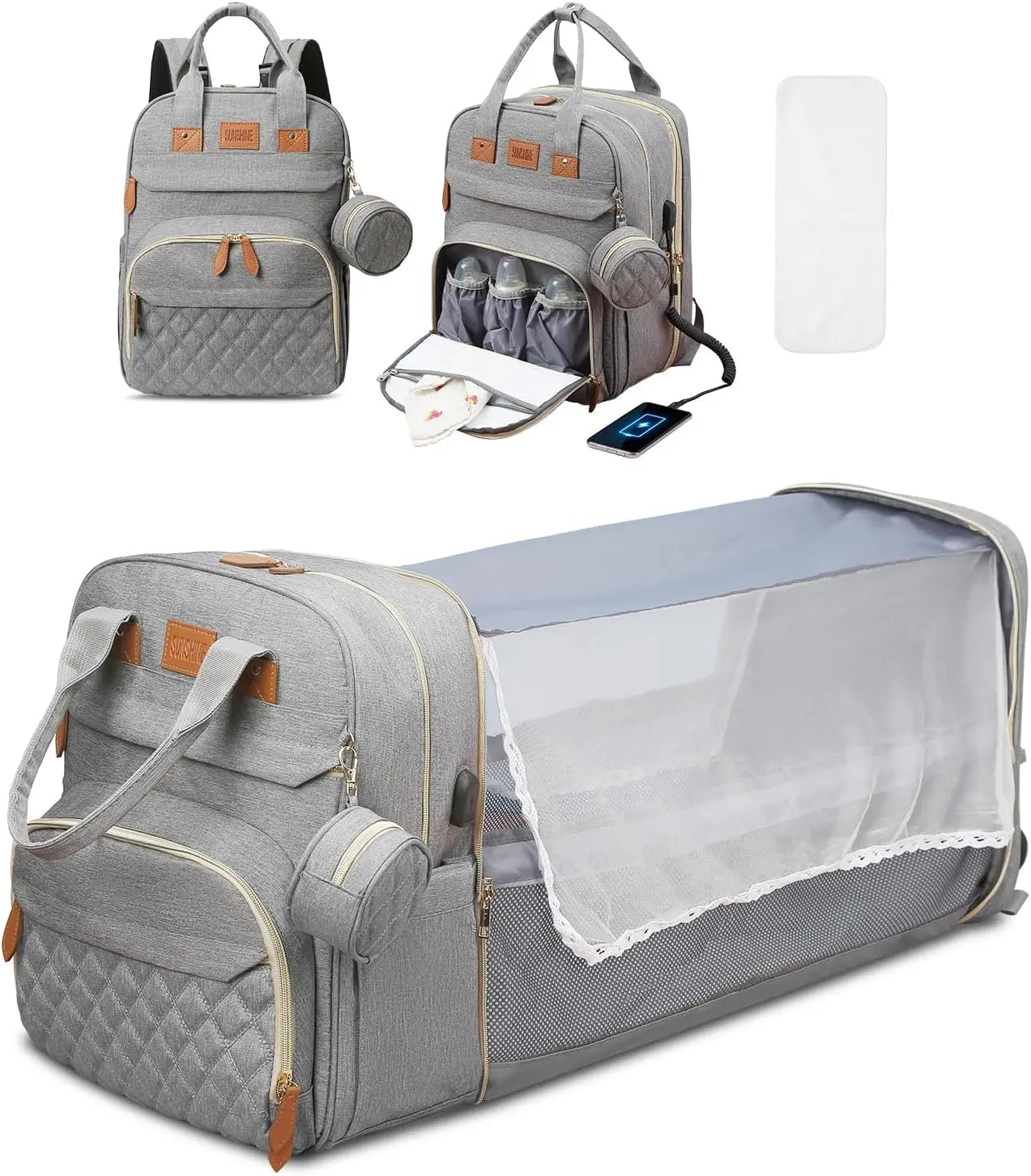 Foldable Diaper Backpack