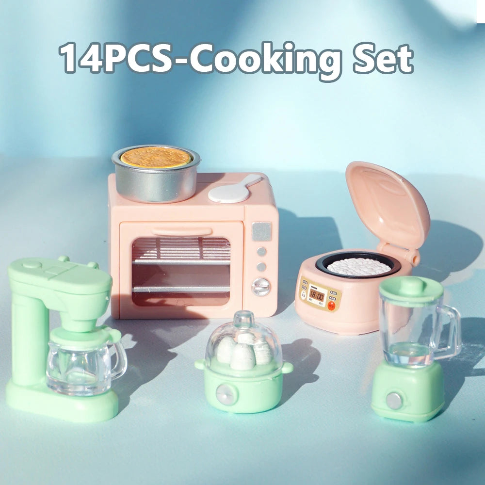 Dollhouse Miniature Kitchen Cooking Set
