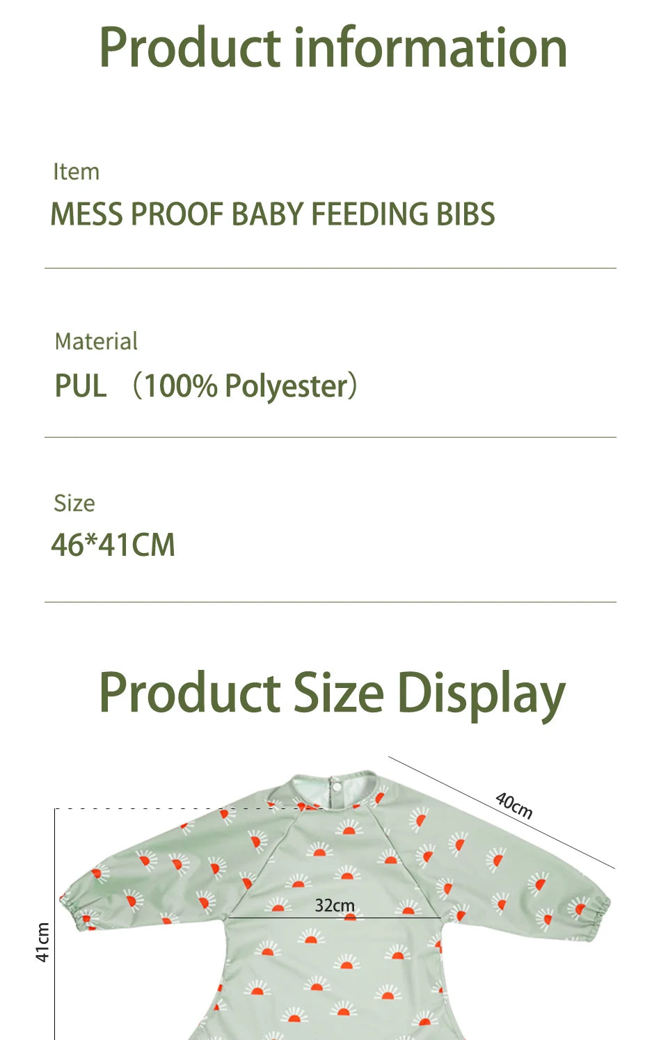 Waterproof Baby Feeding Bib