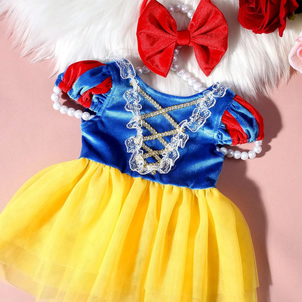 Newborn Tulle Dress & Bow Set