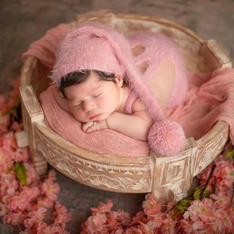 Newborn Knitted Photo Prop Set