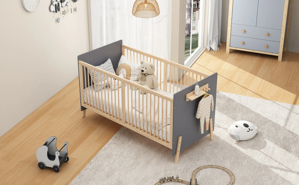 Solid Wood Baby Cot