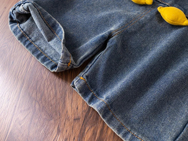 Baby T-Shirt & Denim Overalls