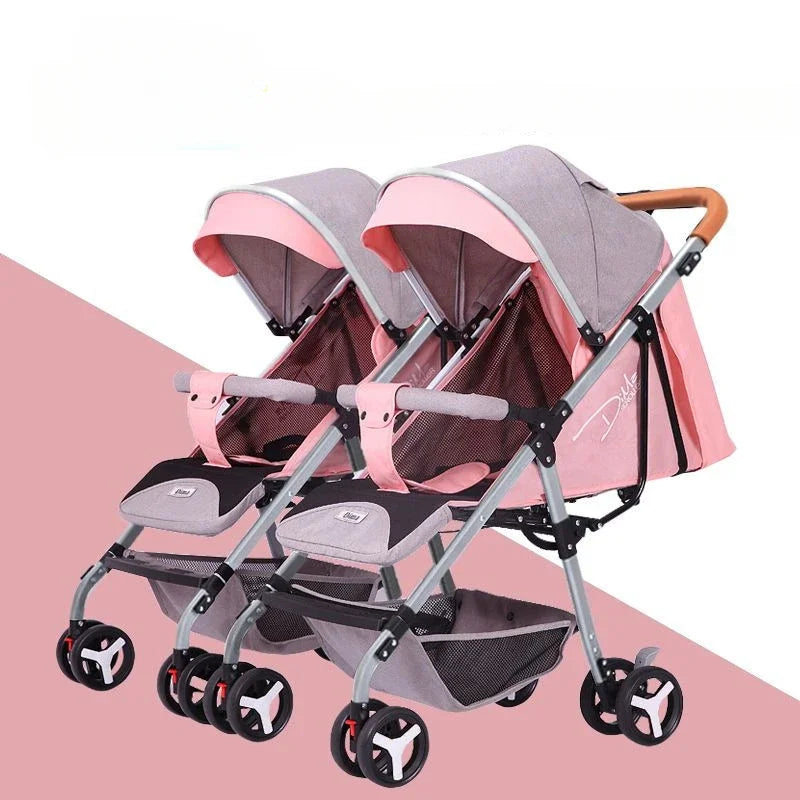 Detachable Twin Baby Stroller