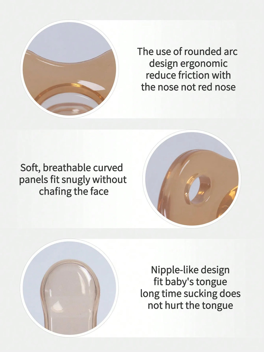 Soft Breathable Silicone Pacifier