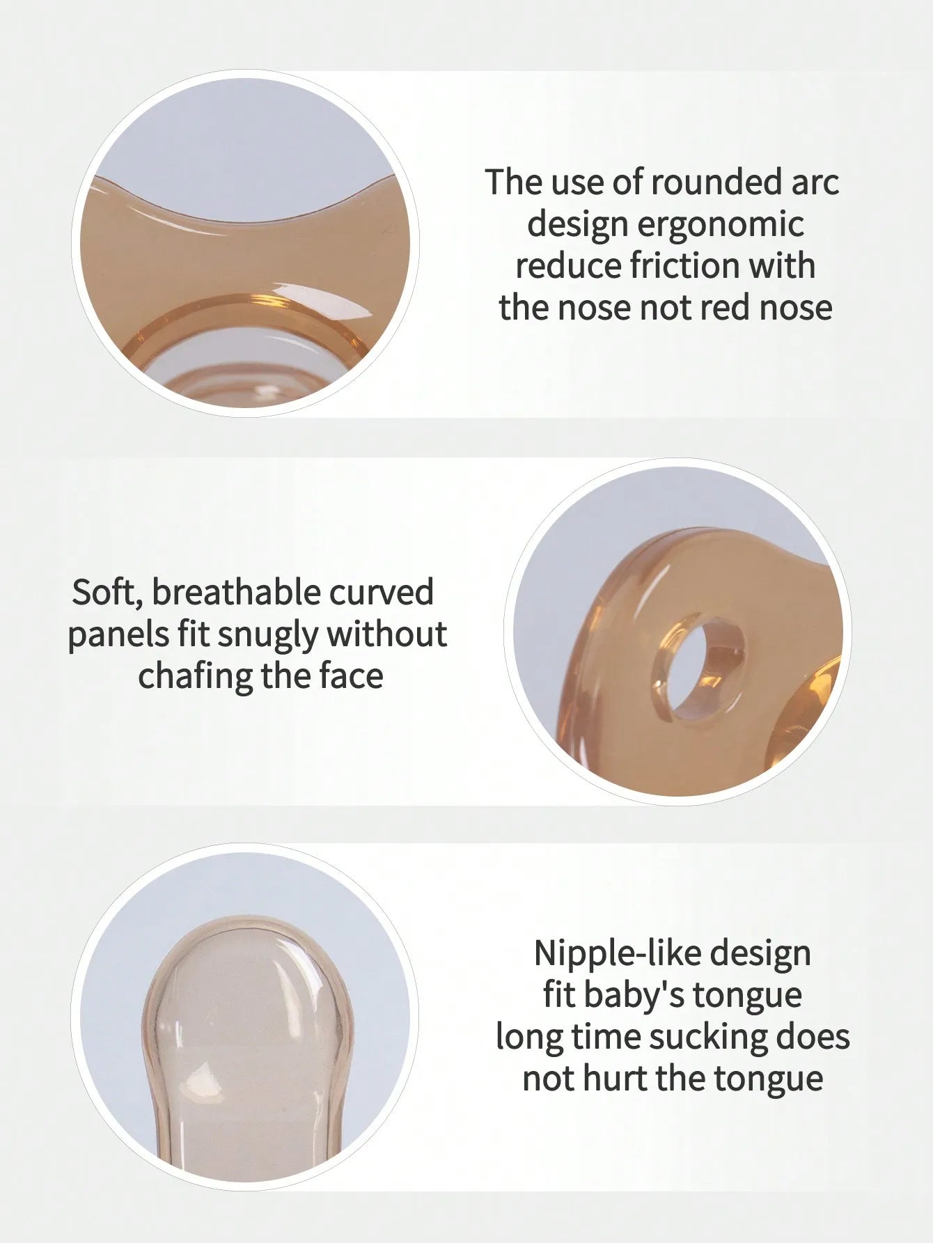 Soft Breathable Silicone Pacifier
