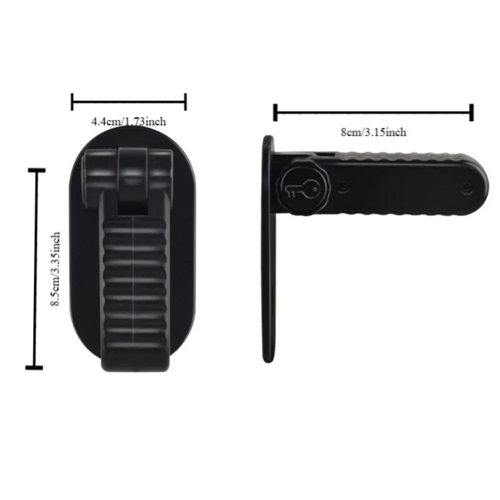 Baby safety door handle lock