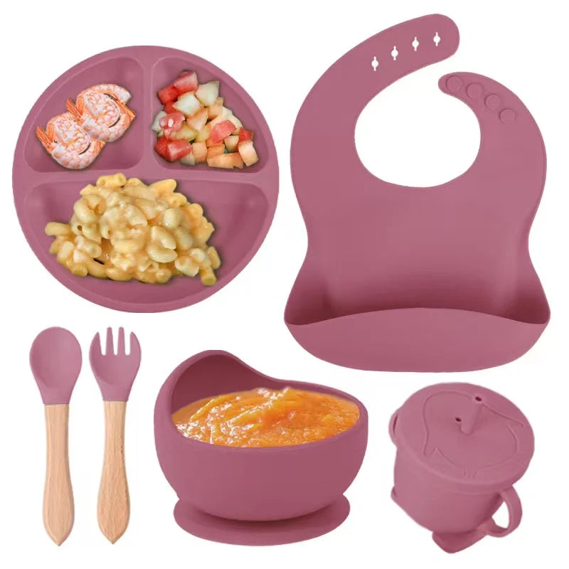 Baby Silicone Tableware Set
