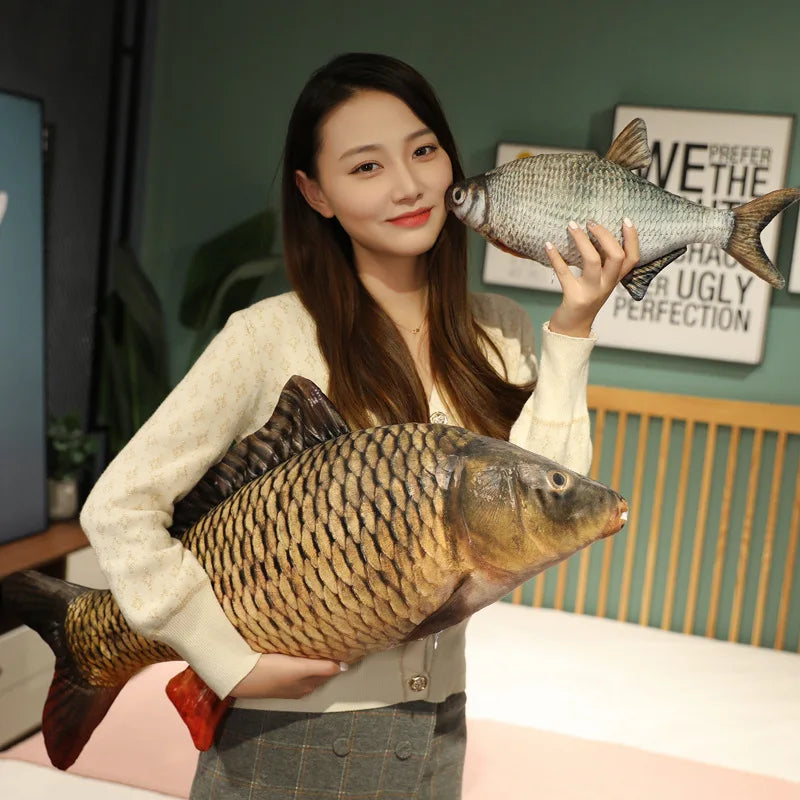 Fish Plush Pillow & Stuffed Toy