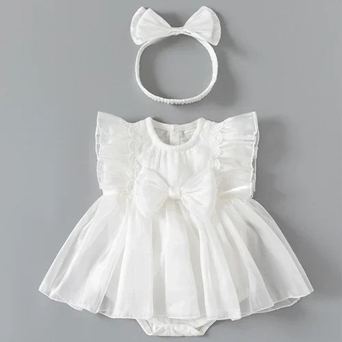 Baby Girls Cotton Print Jumpsuit