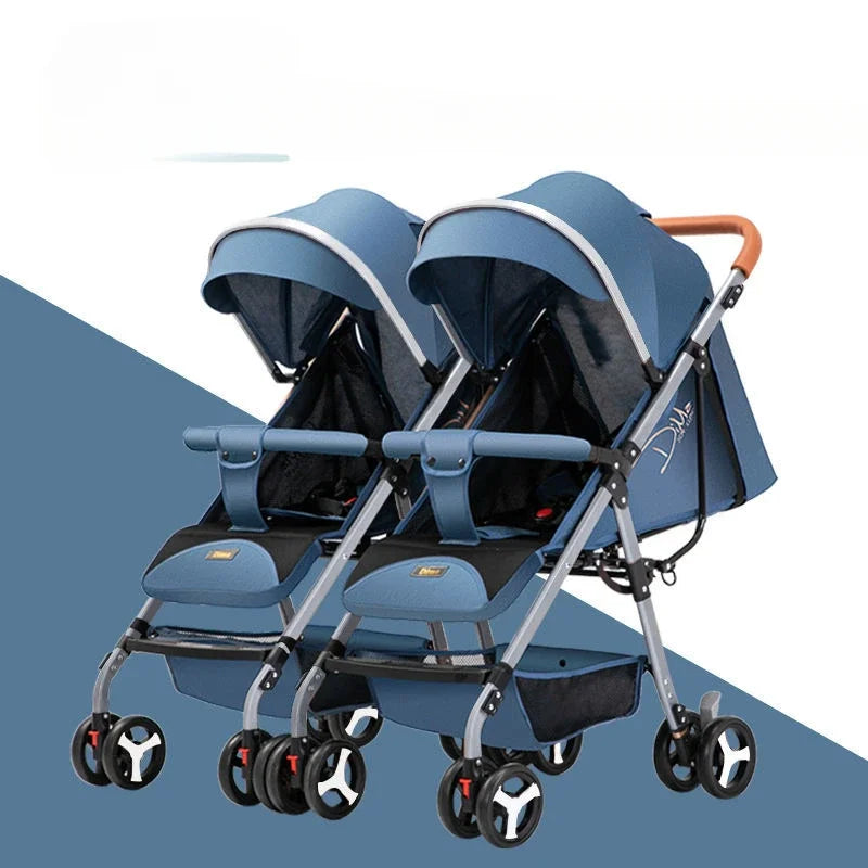 Detachable Twin Baby Stroller