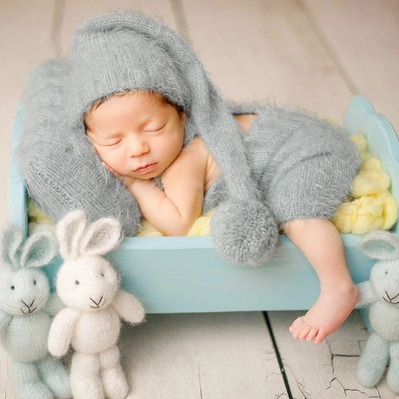 Newborn Knitted Photo Prop Set