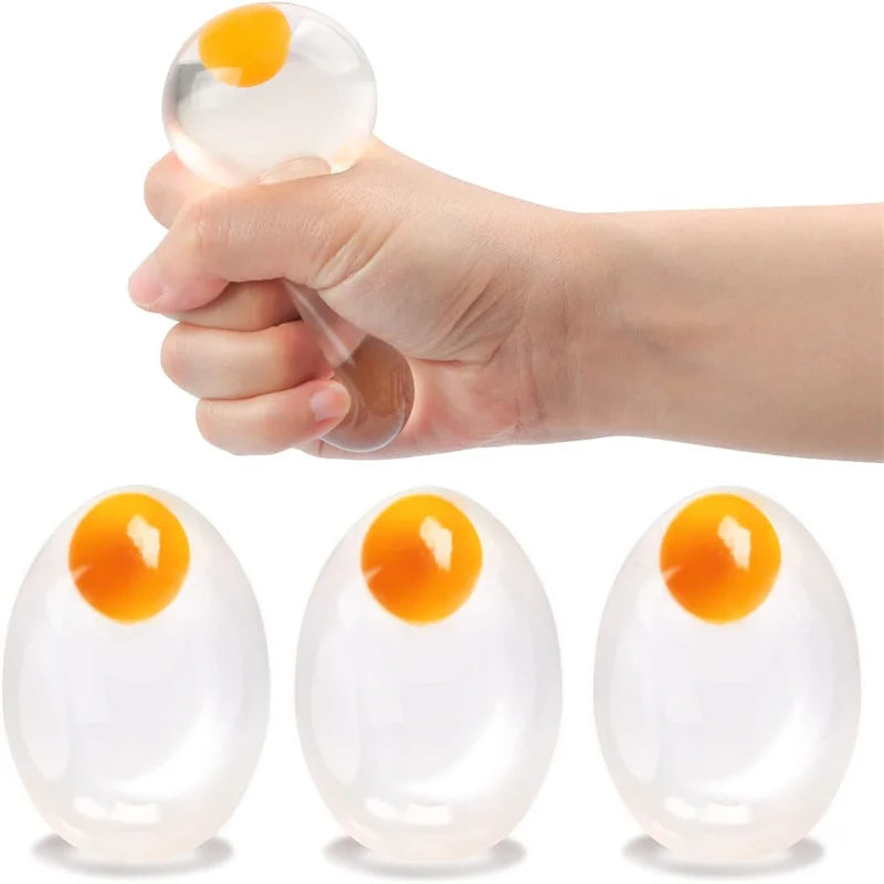 Funky Egg Squishy Squeeze Splat Ball Toy