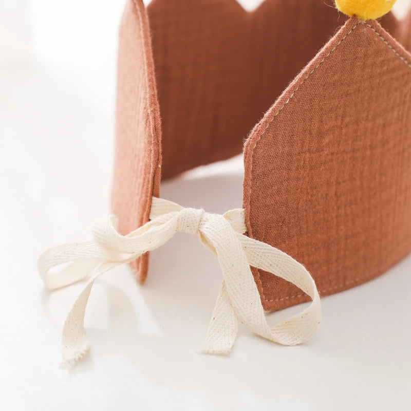Baby Birthday Crown Hat Set