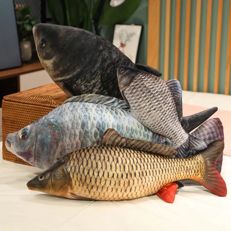 Fish Plush Pillow & Stuffed Toy