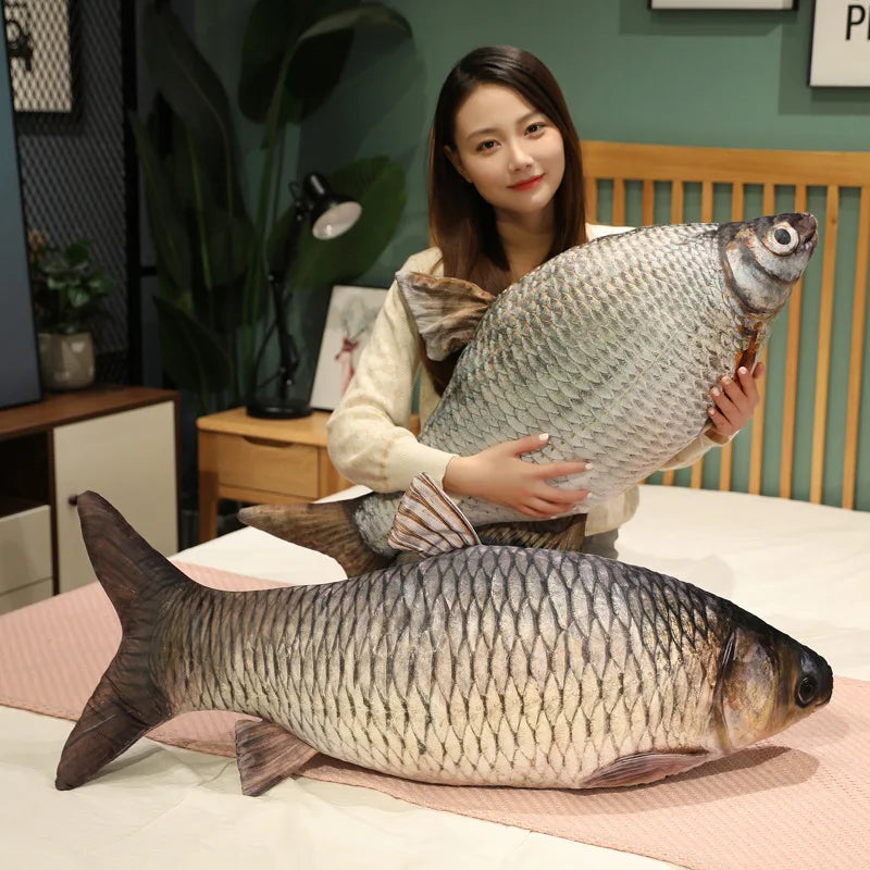 Fish Plush Pillow & Stuffed Toy