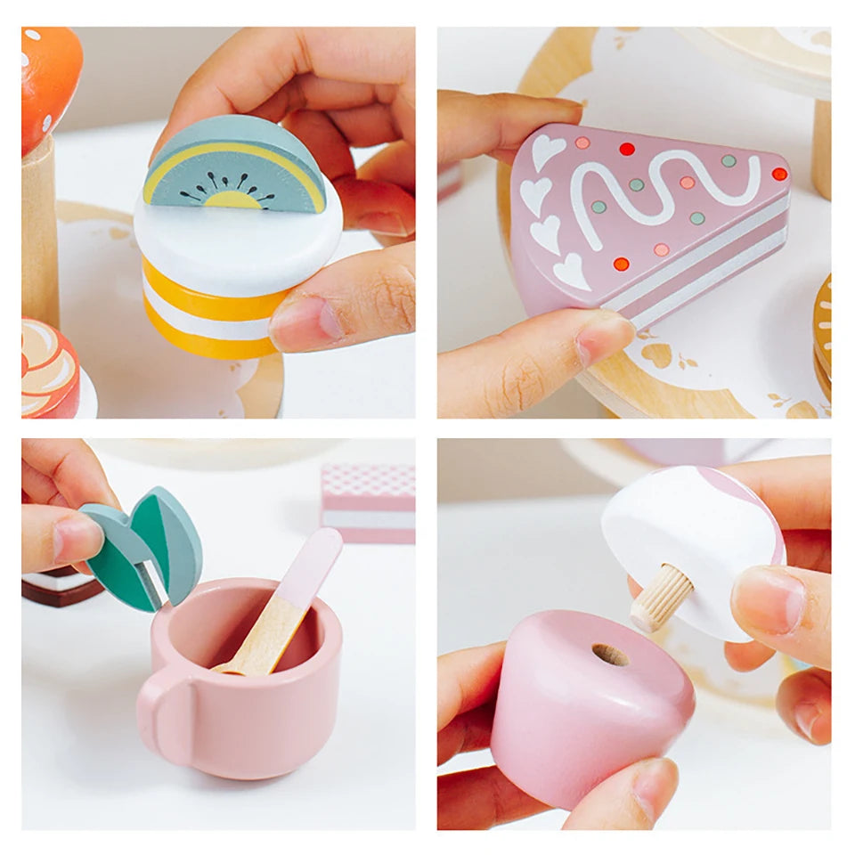 Wooden Ice Cream Play Set
