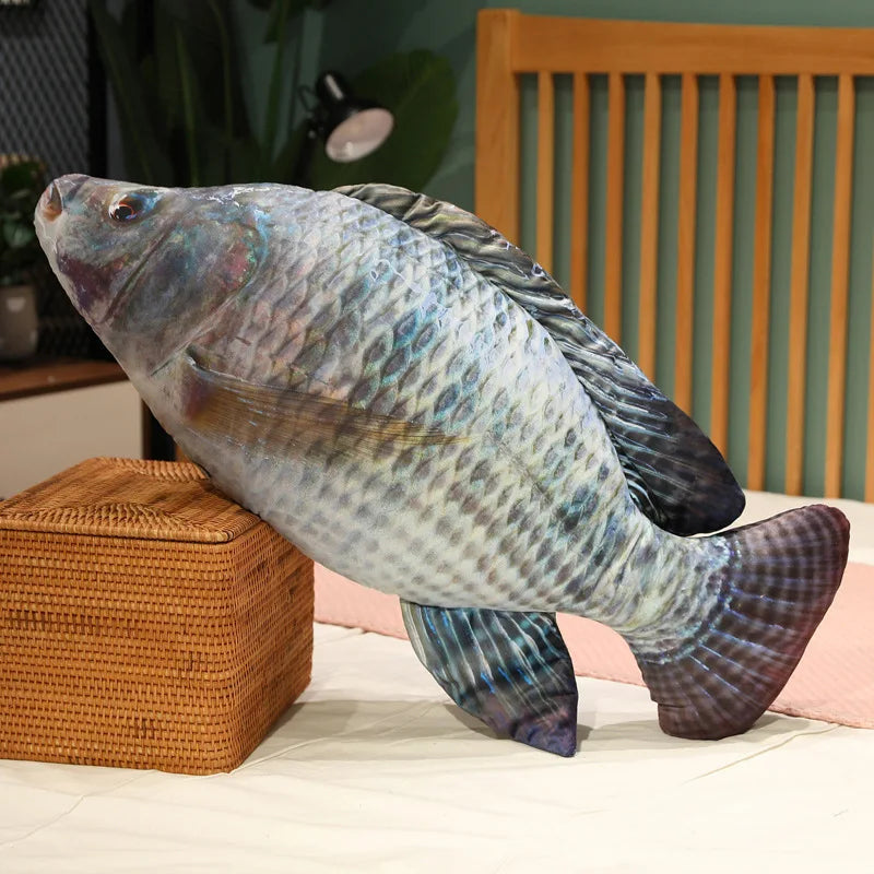 Fish Plush Pillow & Stuffed Toy