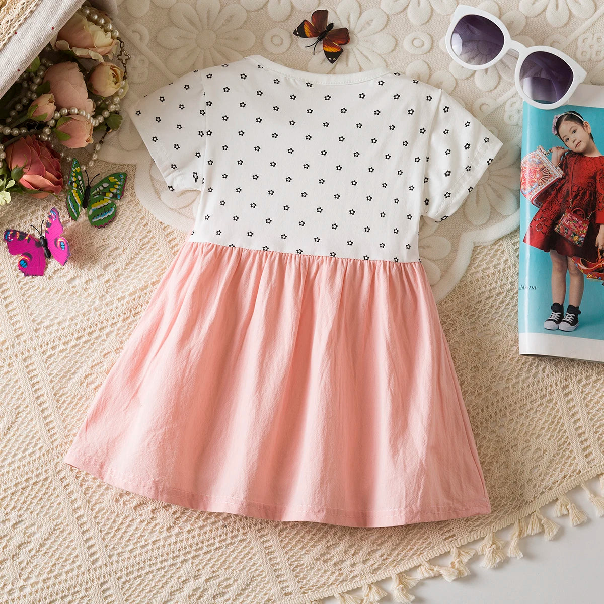 Little Floral Short Sleeved Baby Girl Dress