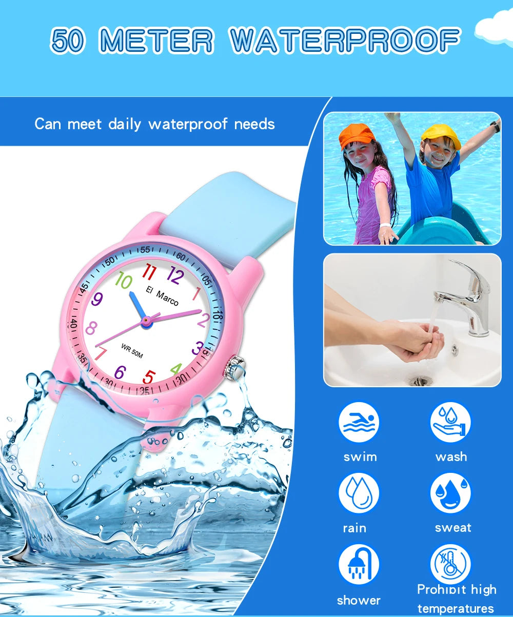 SANDA Kids Sports Quartz Watch