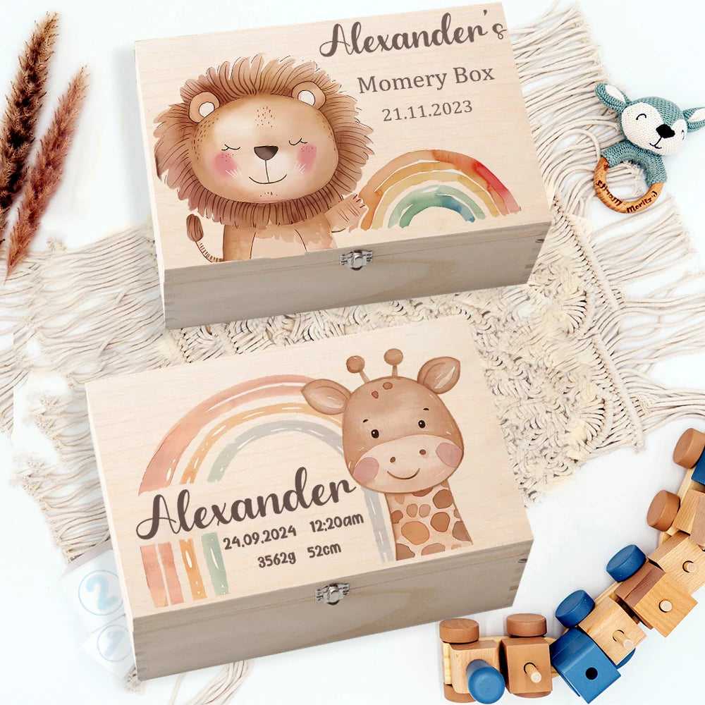 Woodern Animal Print Memory Box