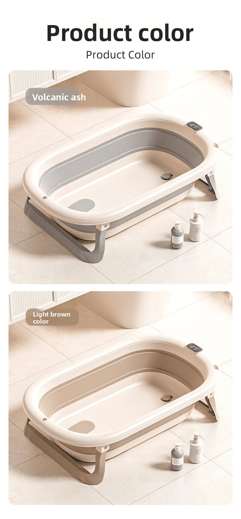 Smart Foldable Baby Bathtub