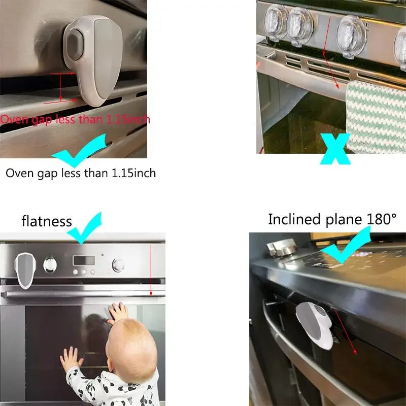 Baby-Proof Oven Door Safety Lock