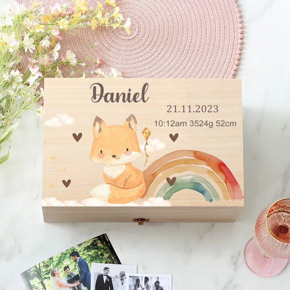 Woodern Animal Print Memory Box