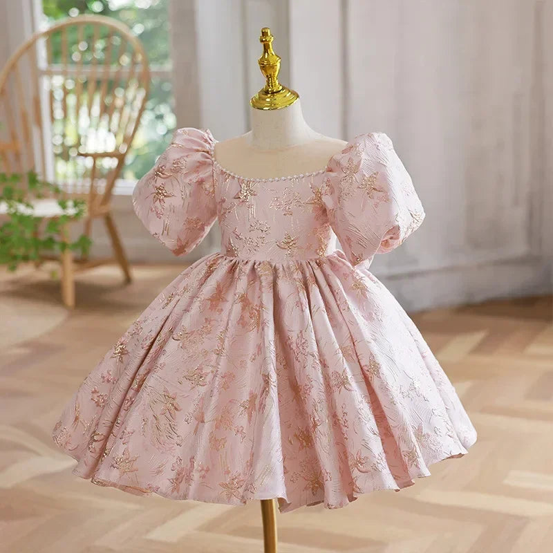 Girls Floral Princess Dress