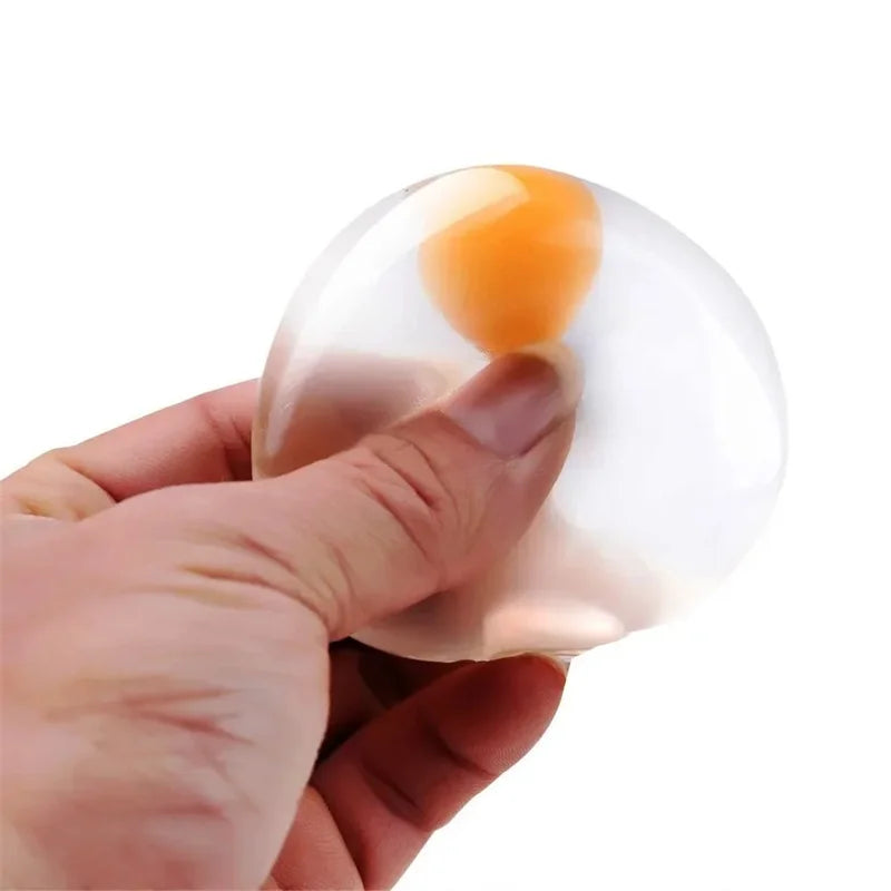 Funky Egg Squishy Squeeze Splat Ball Toy