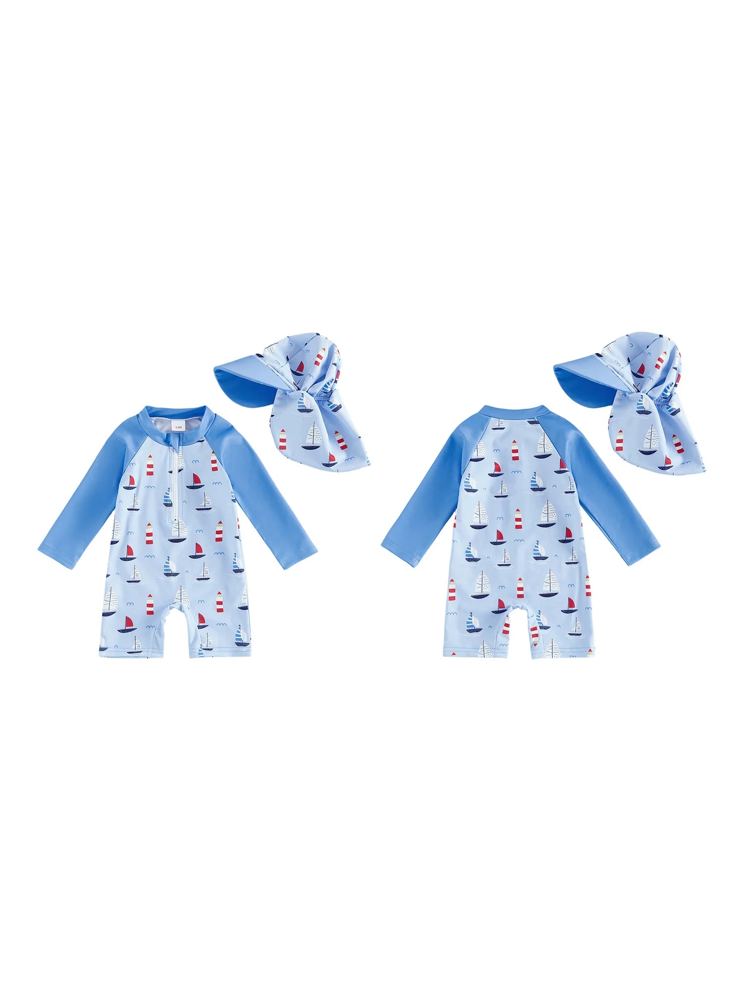 Toddler Rash Guard Swimsuit Set