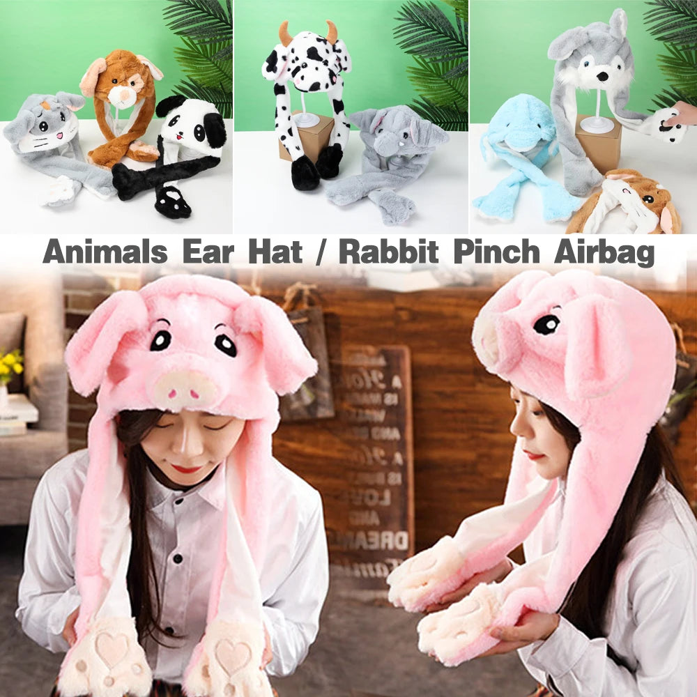 Funny Plush Animal Ear Hat