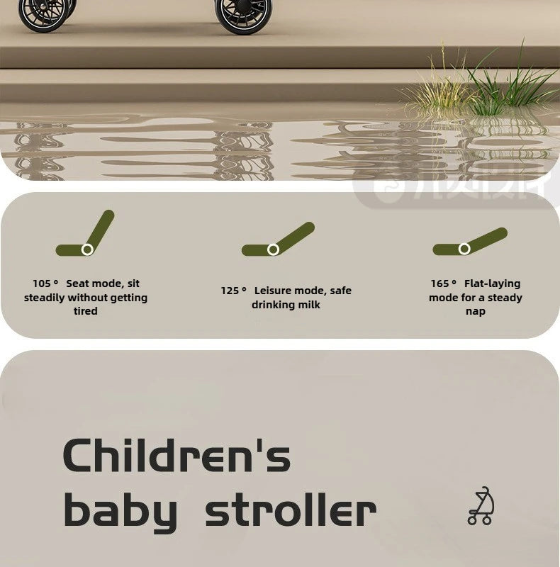 Foldable Multi-Purpose Baby Stroller