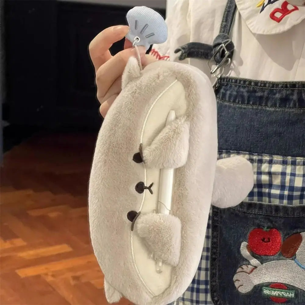 Plush Otter Pen Bag