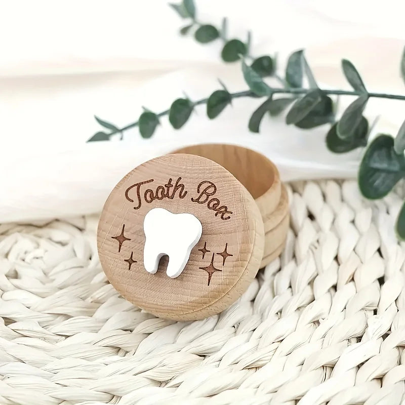 Wood Tooth  Keepsake Box