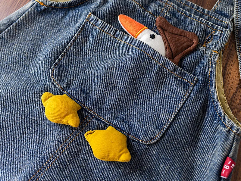 Baby T-Shirt & Denim Overalls