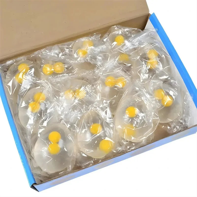 Funky Egg Squishy Squeeze Splat Ball Toy