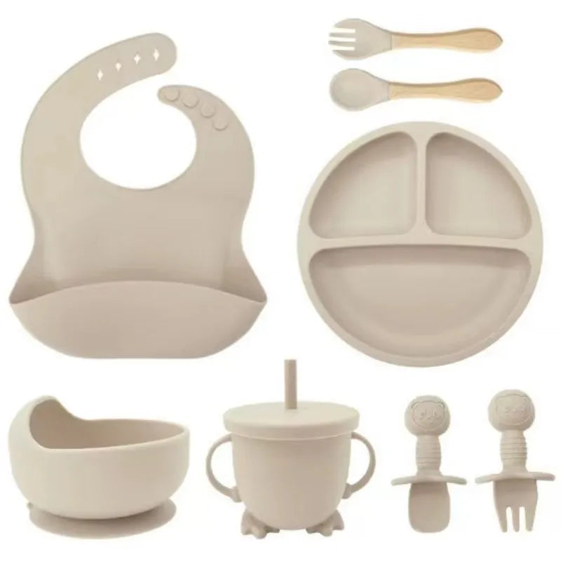 Baby Silicone Tableware Set