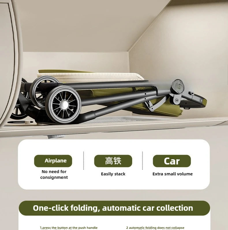 Foldable Multi-Purpose Baby Stroller