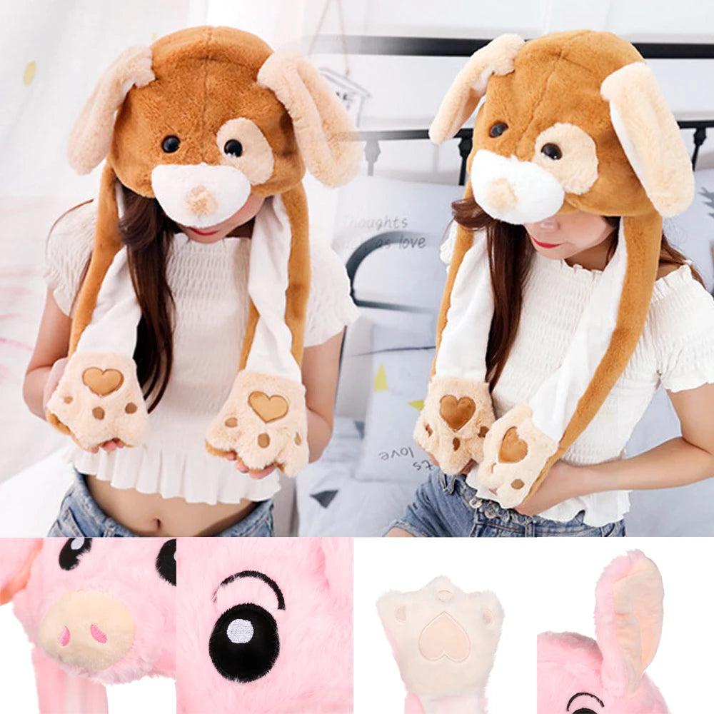 Funny Plush Animal Ear Hat