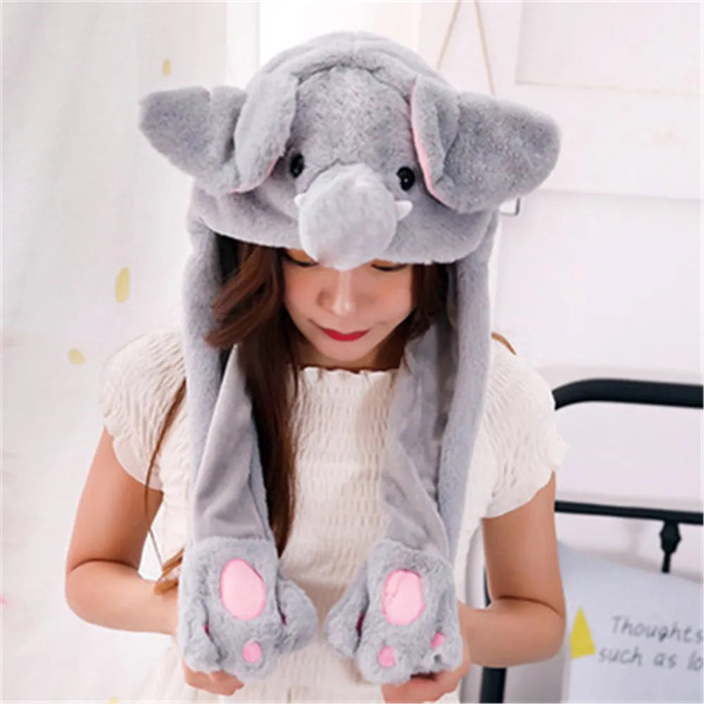 Funny Plush Animal Ear Hat