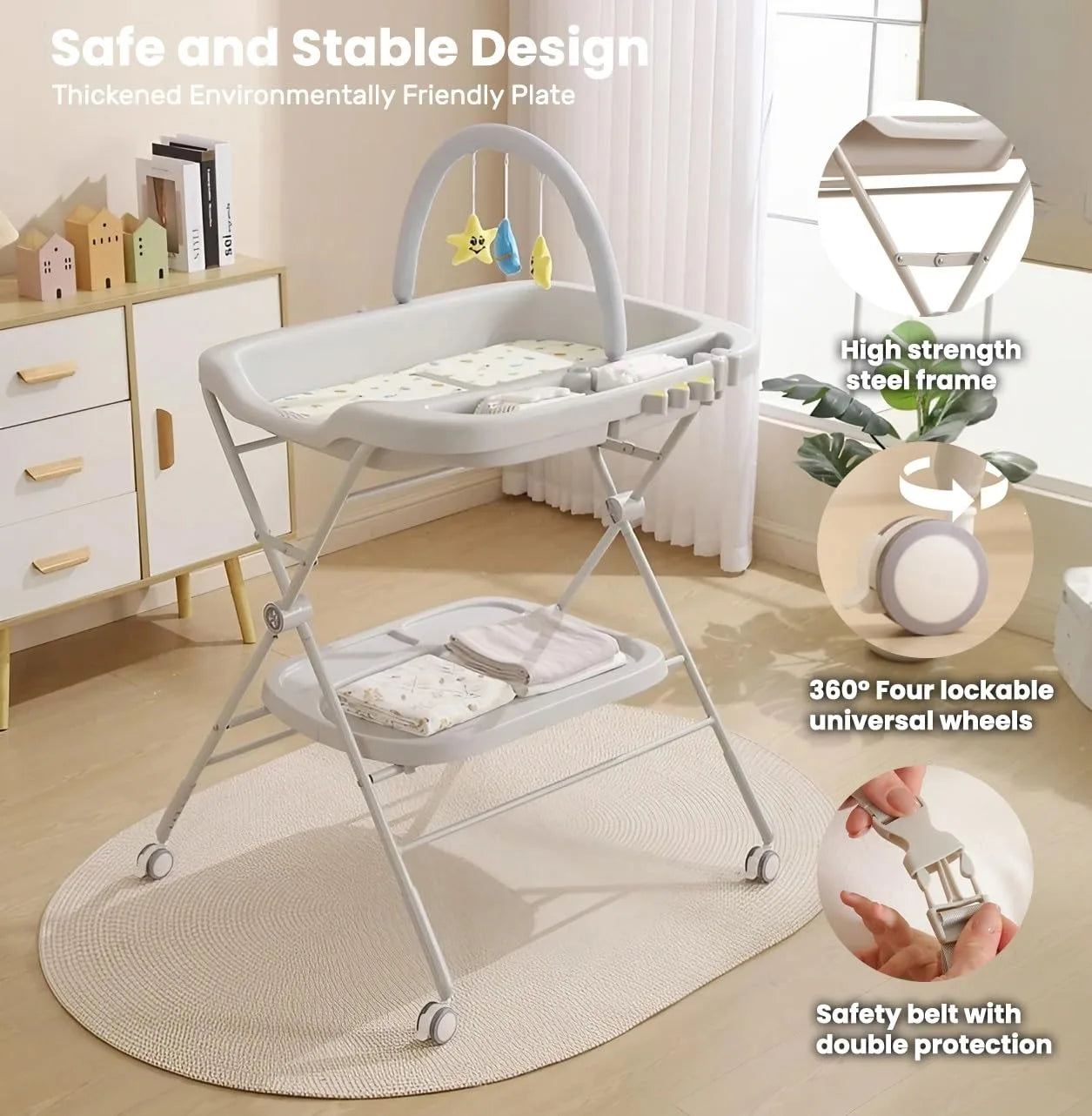 Foldable Baby Changing Table