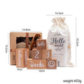 Wooden Baby Milestone Card Set