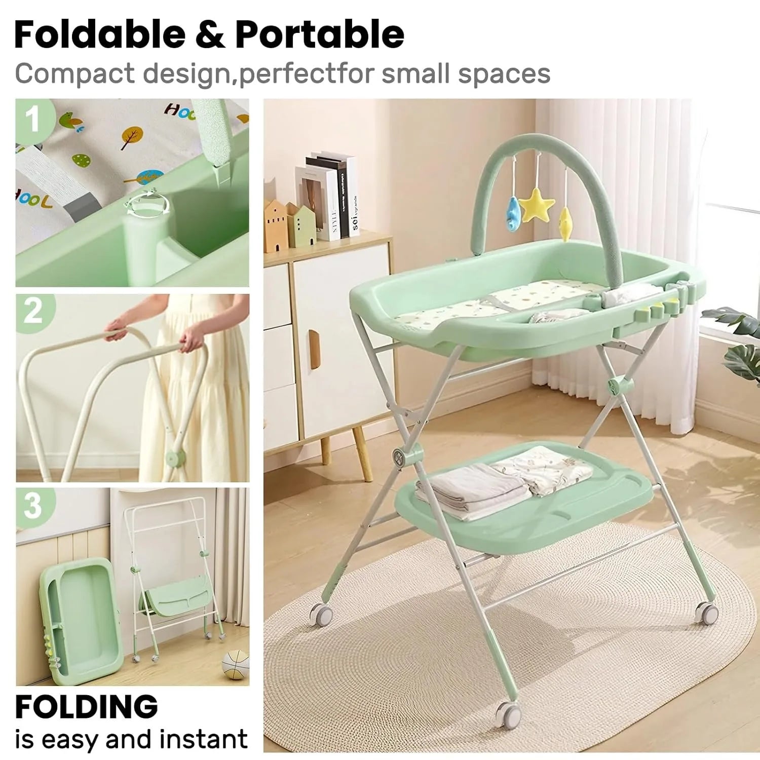 Foldable Baby Changing Table