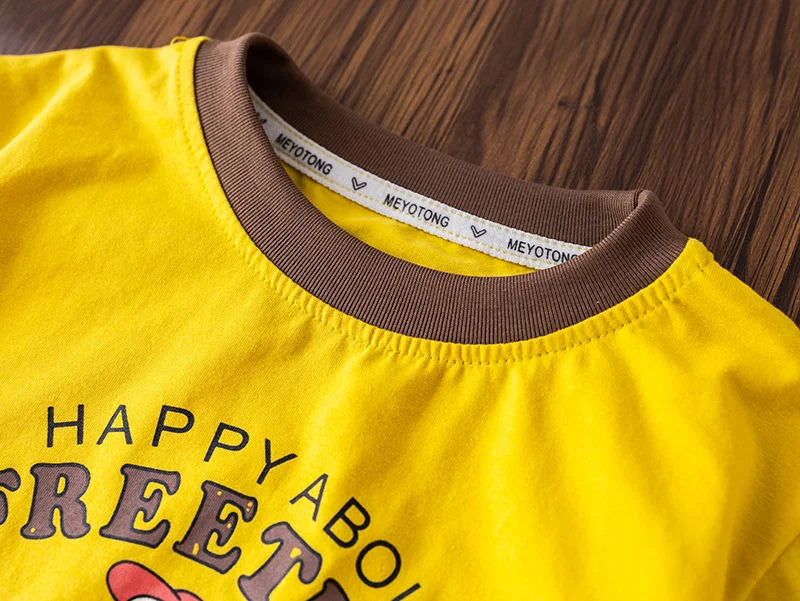 Baby T-Shirt & Denim Overalls