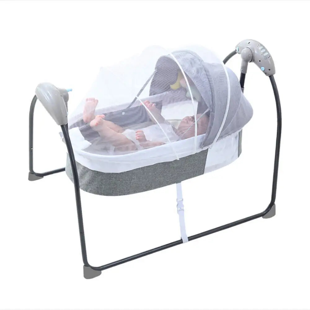 3-in-1 Electric Baby Shaking Bed with Music & Net