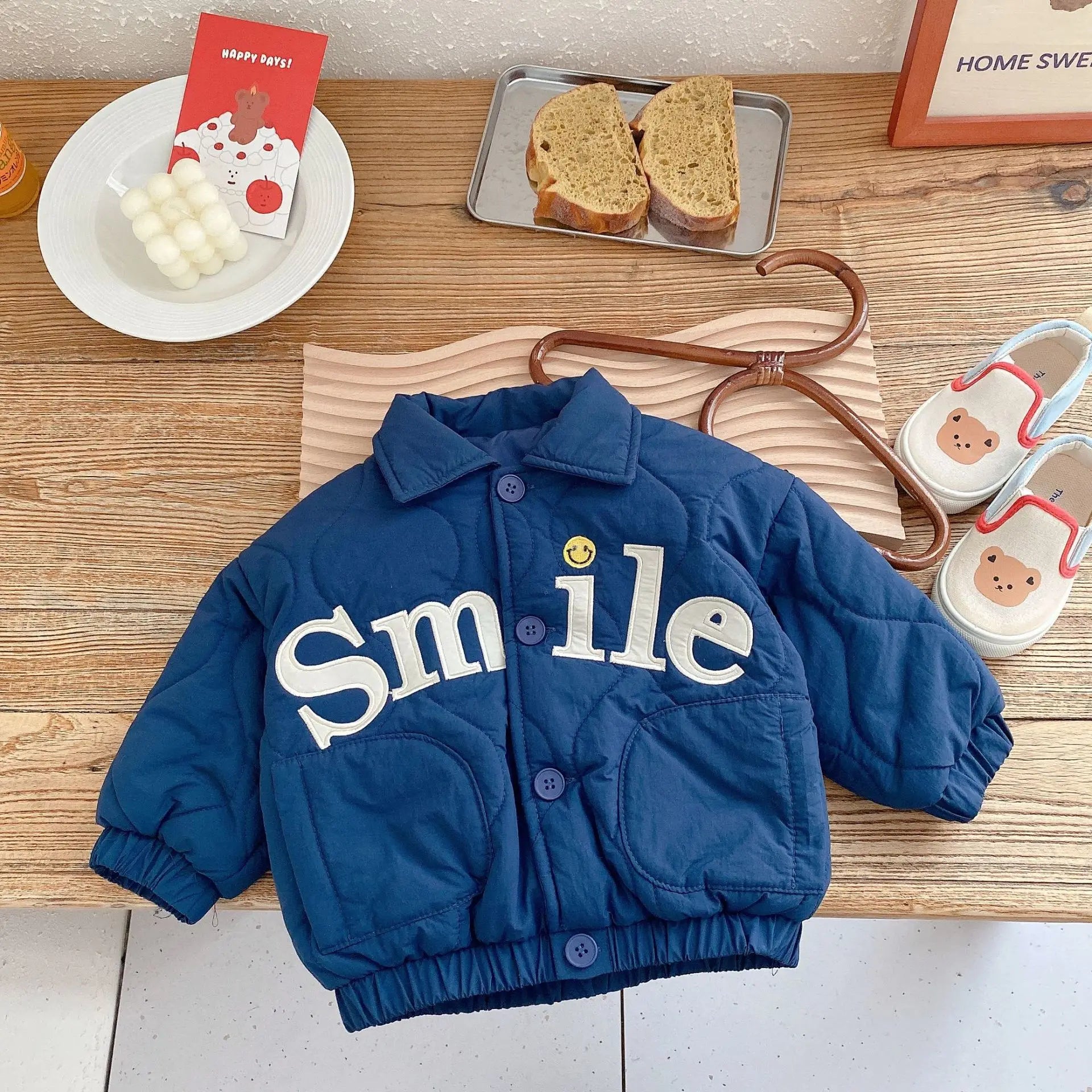 Kids Embroidery Cotton Jacket