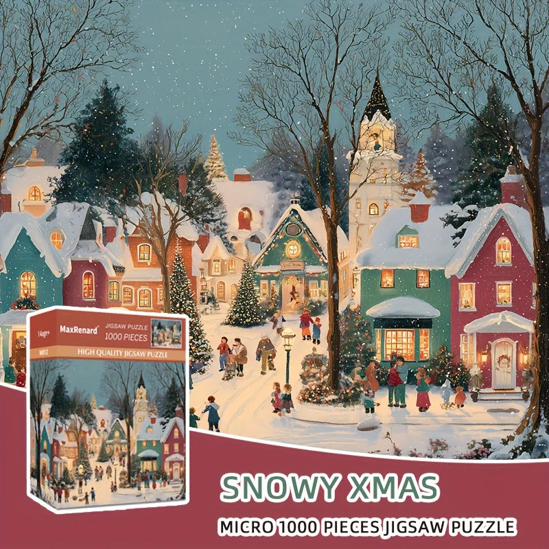 1000-Piece Christmas Snow Puzzle