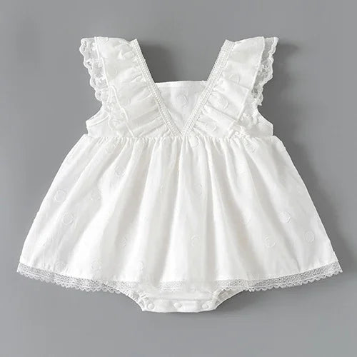 Baby Girls Cotton Print Jumpsuit (0-24M)